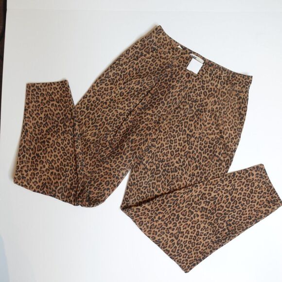 Lita by Ciara Women's Leather High Waist Pants Animal Print Size 30 NWT $398 NWT - Picture 4 of 9